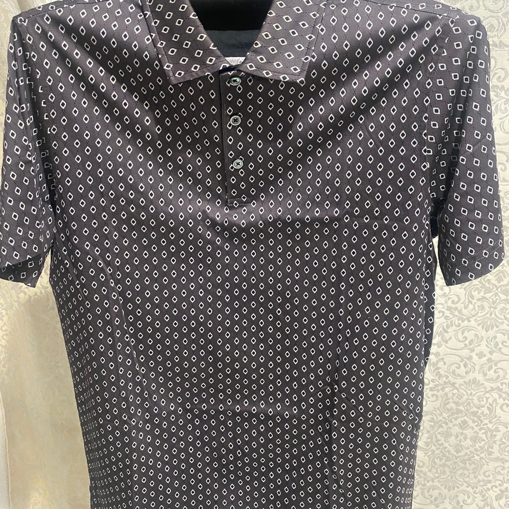 BUGATCHI Directional Shirt Sz M